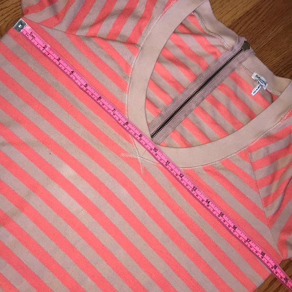 [Splendid] Women's V-Neck 3/4 Sleeve Zip Up Back - Picture 4 of 8